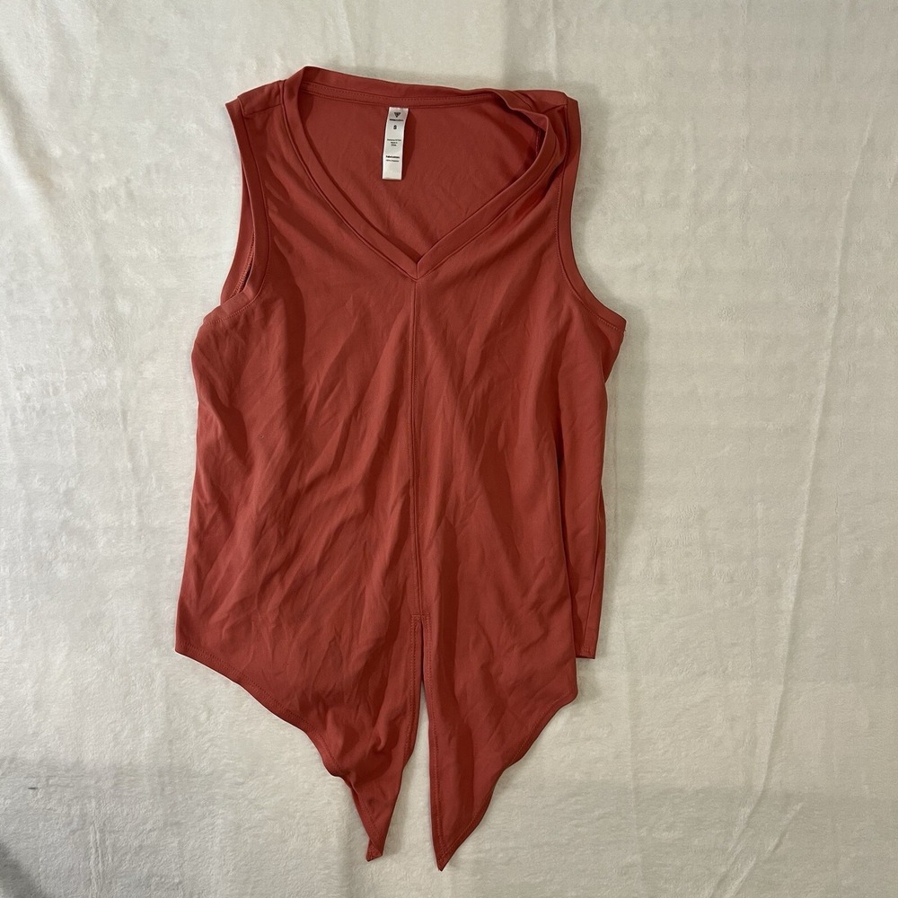 Athletic Lightweight Womens Tie Front Tank By YogaSmoga -Size Medium